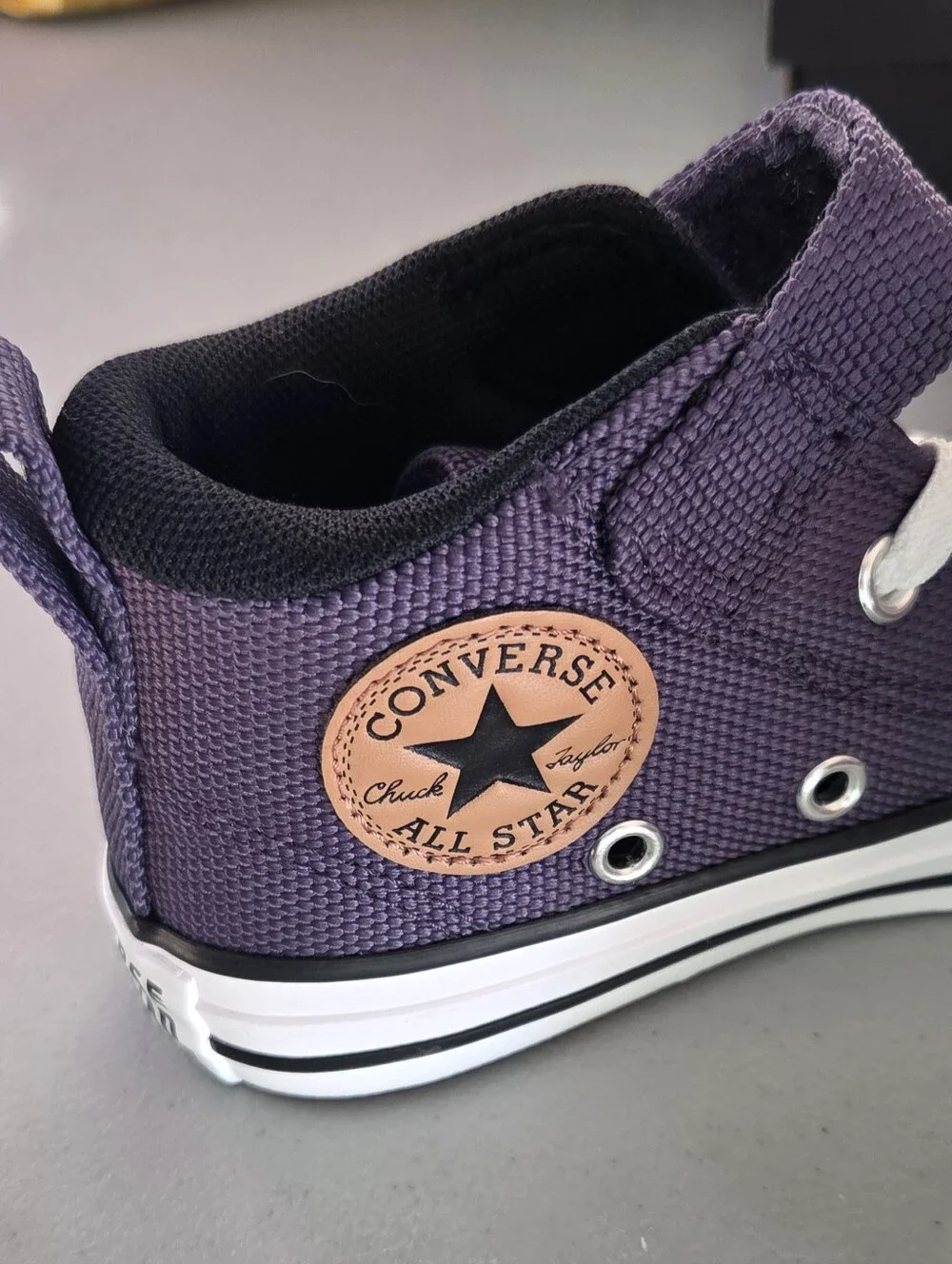 Converse Purple Canvas High-Top Toddler Sneakers Size 10.5